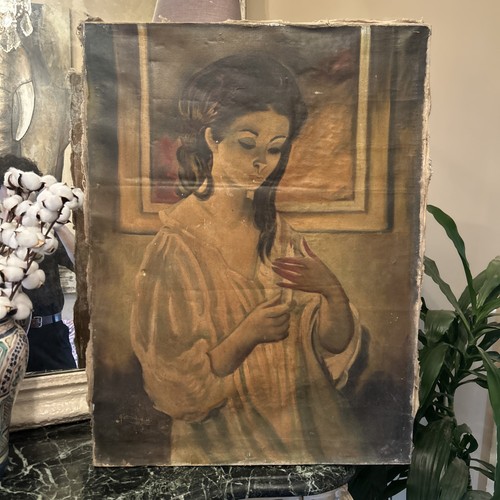 Tableau huile sur toile - tableau,
