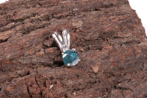 Pendentif diamant rond - , à