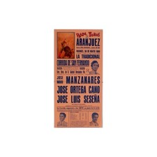 Affiche CORRIDA TOROS ARANJUEZ