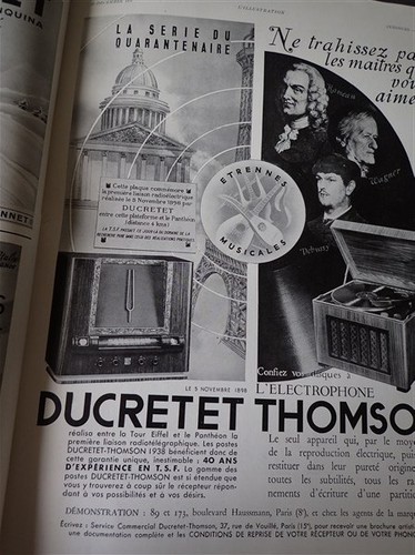 Ducretet thomson tsf - ducretet,