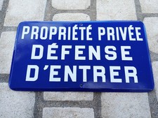 plaque émaillée ancienne