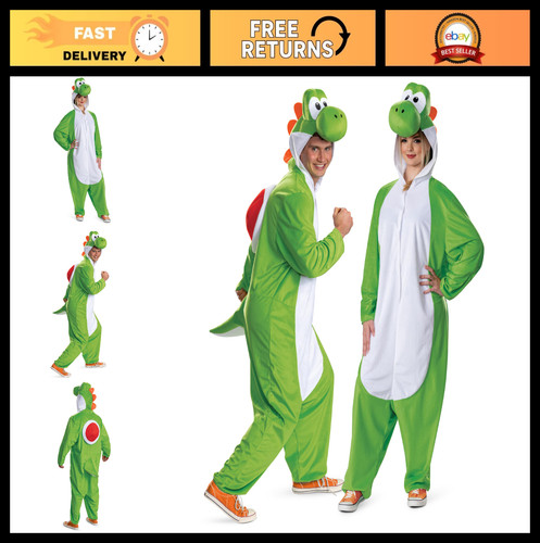 Adult yoshi costume hooded - yoshi,