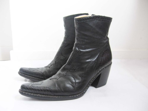 Bottines cuir free - en,