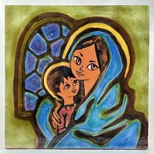 CARREAU Ancien MARIA LLUIS Céramique SANT VICENS Perpignan, vallauris/lurçat...