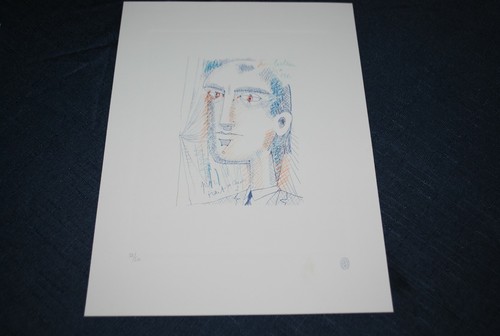 Lithographie jean cocteau - jean,