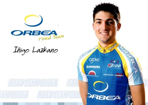 Cyclisme carte cycliste inigo - cycliste,
