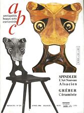 revue ABC n°231 Charles Spindler Alsace art nouveau / céramiste sculpteur Gréber