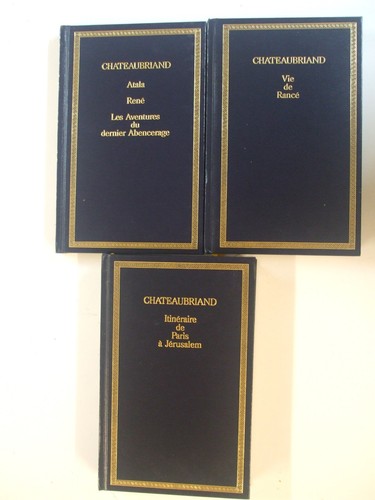 Chateaubriand volumes - chateaubriand,