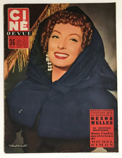 ►CINE REVUE 45/1955-VIVIANE ROMANCE-SOPHIA LOREN-DANIELLE DARRIEUX-JEAN GABIN