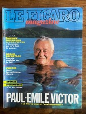 FIGARO MAGAZINE Avril 1991 - Paul Émile VICTOR Jodie FOSTER Rex DEVON - Actu Pub