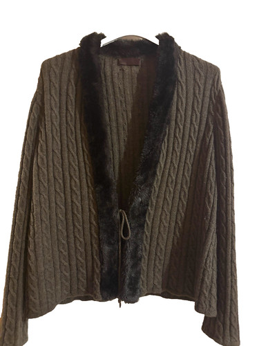 Devernois gilet veste marron - gilet,