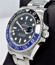 Rolex Gmt - Master II 116710 Blnr Batman Noir/Bleu Céramique Chaton Montre Mint