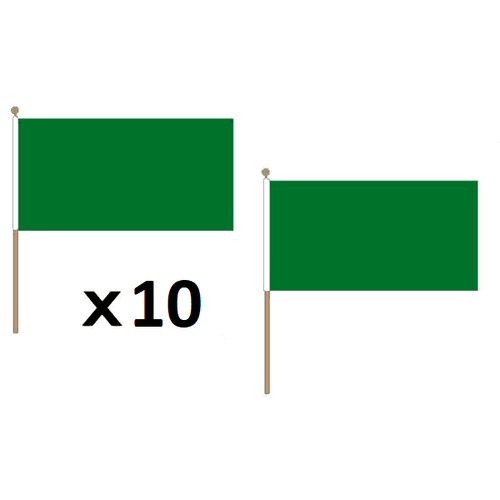 Drapeau unicolore vert 45x30cm - unicolore,