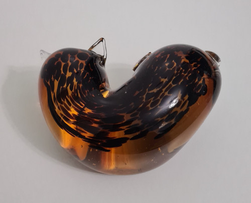Sculpture chat en verre - en,