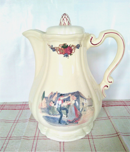 Ancienne cafetière faïence