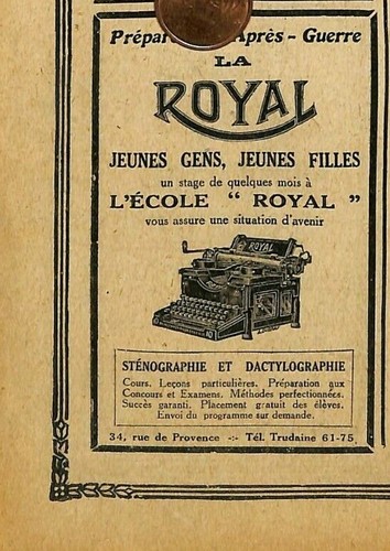 Royal machine ecrire - ecrire, /