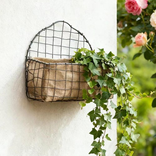 Panier suspendu fil fer - panier, en