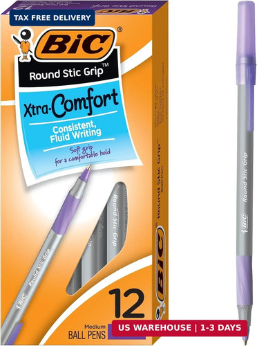 Bic round stic grip xtra - bic,