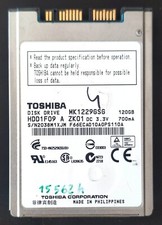Disque dur 1,8" Toshiba MK1229GSG Mini SATA 120Go 15562h (HP Elitebook 2530p)