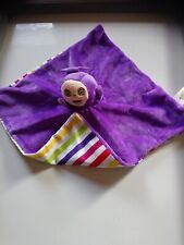 Doudou plat Teletubbies violet Tinky Winky état neuf + cadeau 