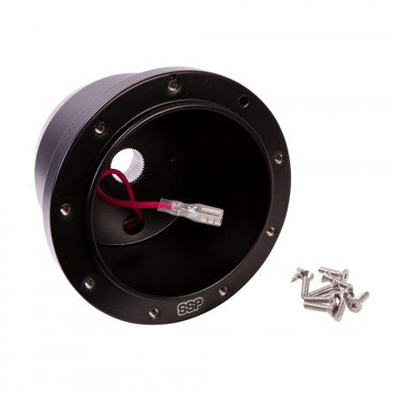 Moyeu alu noir pour - alu, volant