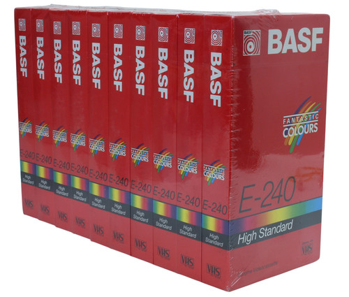 Basf lot cassette vidéo - cassette,