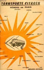 Transports Citroen réseau de Paris. - Collectif - 0