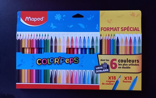 Maped crayons couleur - 18,