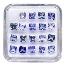 19 Pièces Tanzanite Naturelle