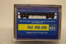 REE HO. wagons plat a bogies
