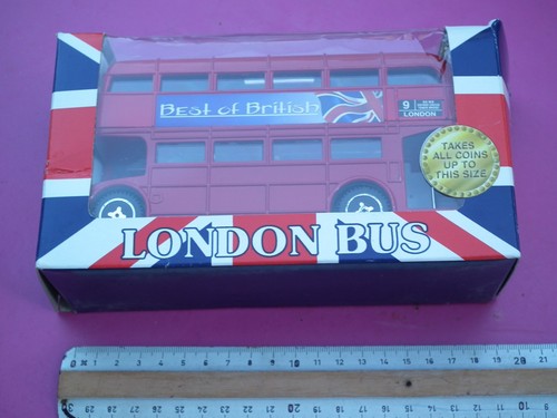 Tirelire bus londonien - tirelire.,