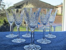 6 verres a liqueur en cristal