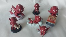RARE Lot de Figurines Démons et Merveilles Hot Stuff Diablotin Démon Harvey 2003