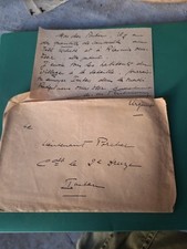 Lettre Syrie Escadron Leger Druze Levant Goumier Liban Colo Colonie 