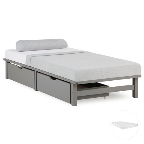 Cadre lit 90x200 simple - de,