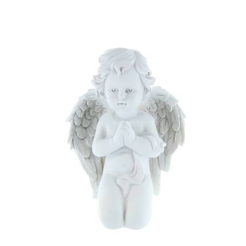 Statue ange priant genoux - priant,