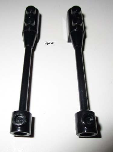 Lego 30359b bar 1x8 black - 30359b, x2