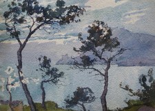 Robert Laloue (1884-1929) (406) - aquarelle - paysage