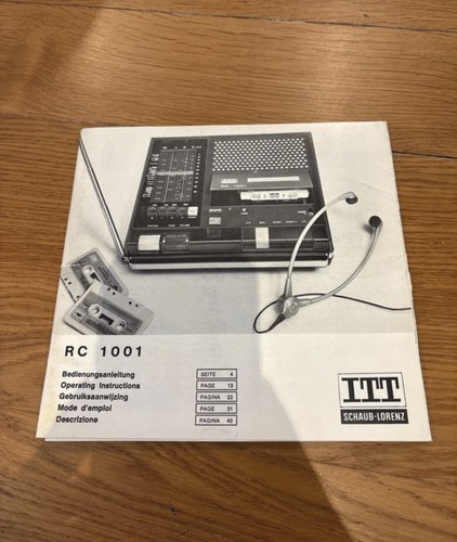 Itt schaub lorenz - itt, rc
