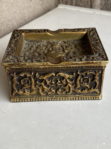 Cendrier bronze vintage - en,