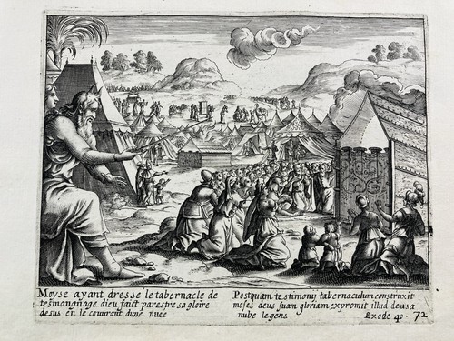 Bible 1683 moïse - bible, tabernacle