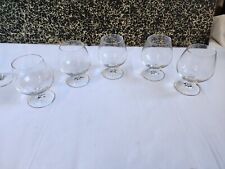 Lot 5 verres à Cognac Whisky