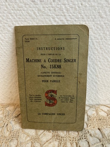 Ancien mode emploi notice - ancien,