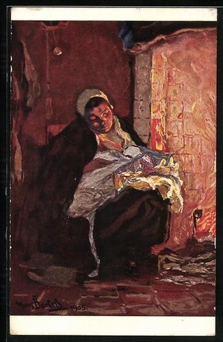Carte postale artiste - carte, d'artiste