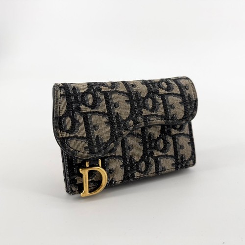 Dior portefeuille carte saddle - portefeuille,