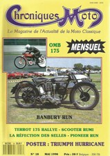 CHRONIQUES MOTO N°18 OMB 175