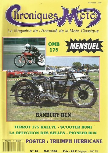 Chroniques moto omb 175 - chroniques, n°18