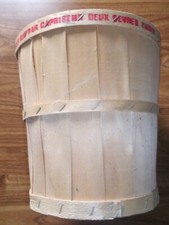 cageot ,caissette en bois  pour beurre en motte