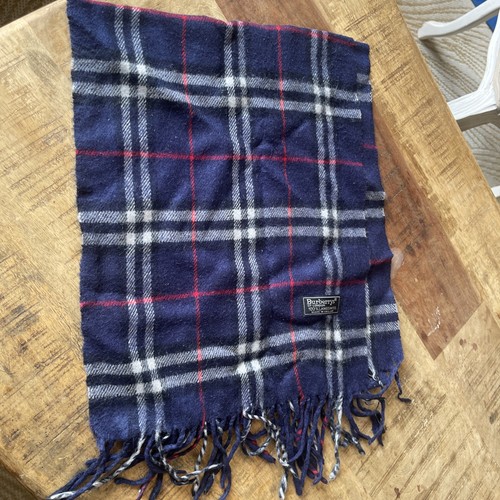 écharpe burberry bleu vert - burberry, bleu/vert