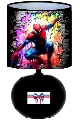 Lampe chevet spiderman - chevet, spiderman.